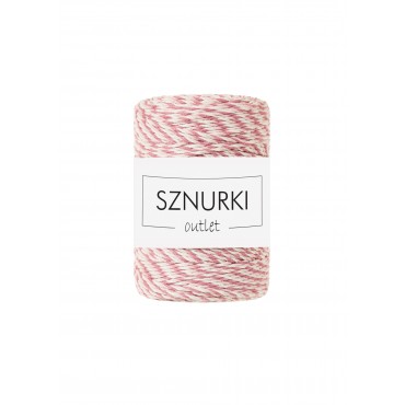 Fabulous 3ply pink twisted...