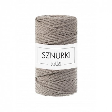 Taupe sznurek skręcany 3ply...