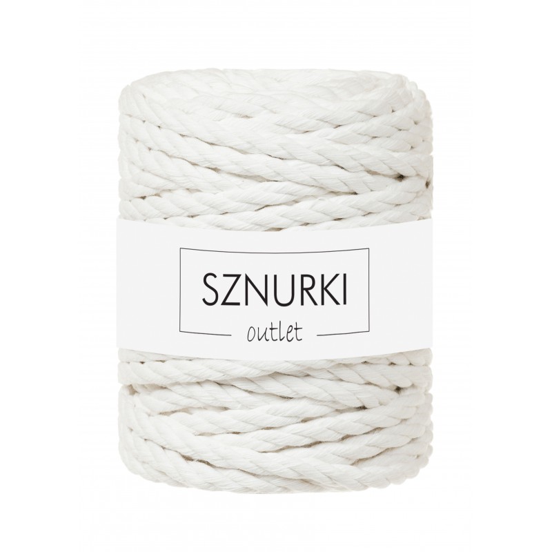 Złamana Biel SZNUREK SKRĘCANY 3PLY 30M 9MM OUTLET Złamana Biel SZNUREK SKRĘCANY 3PLY 30M 9MM OUTLET