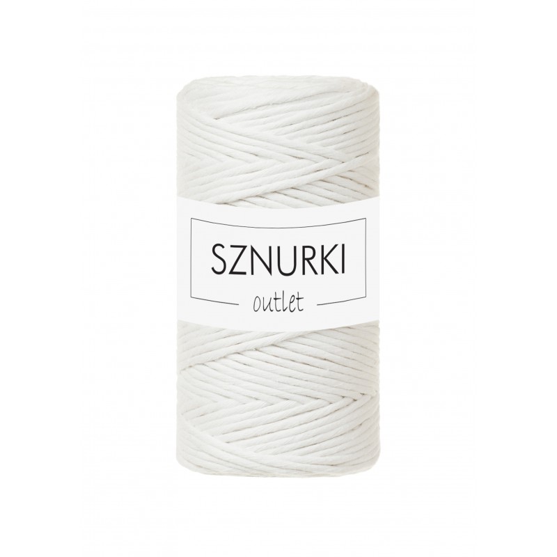 Złamana Biel SZNUREK SKRĘCANY 100M 3MM OUTLET Złamana Biel SZNUREK SKRĘCANY 100M 3MM OUTLET