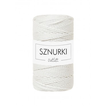Złamana Biel SZNUREK SKRĘCANY 3PLY 100M 3MM OUTLET