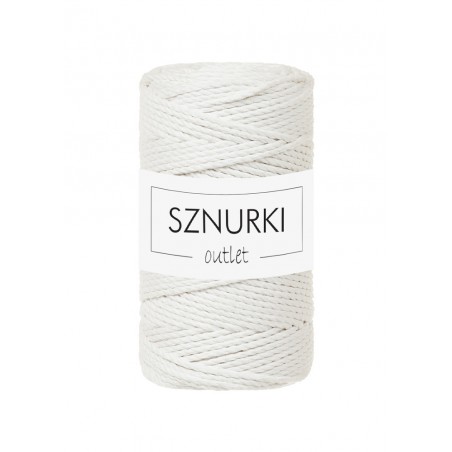 Złamana Biel SZNUREK SKRĘCANY 3PLY 100M 3MM OUTLET