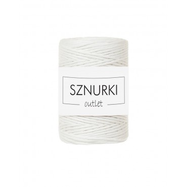 Złamana biel SZNUREK SKRĘCANY 100 M 1,5MM OUTLET