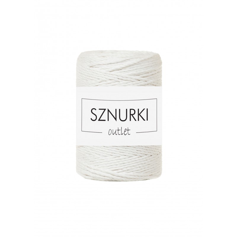 Złamana Biel SKRĘCANY 3PLY 100M 1,5MM OUTLET