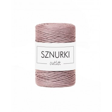 Antique Rose twisted cord 1.5mm 100m OUTLET