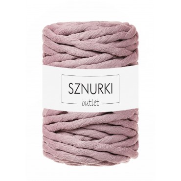 Mauve twisted cord 9mm 30m...
