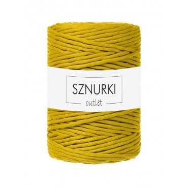 Spicy Yellow twisted cord 5mm 100m OUTLET