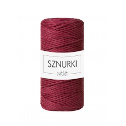 Red wine twisted cord 3mm...
