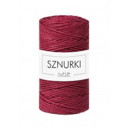 Red wine 3ply twisted cord...