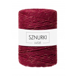 Red wine braided cord with...