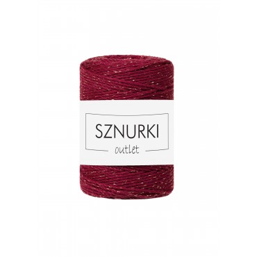 Red wine 3ply twisted cord...