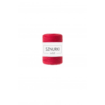Red twisted cord 1.5mm 100m OUTLET