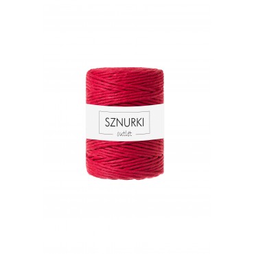 Red twisted cord 5mm 100m...