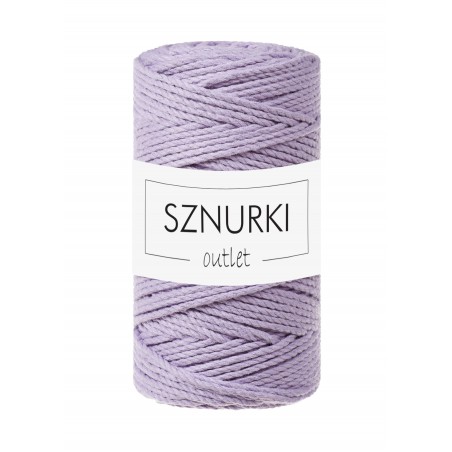 Lawendowy sznurek skręcany 3ply 100m 3mm