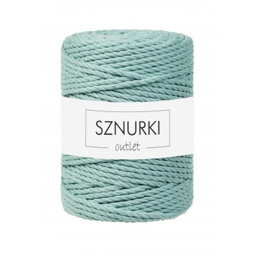 Morski Niebieski sznurek skręcany 3ply 100m 5mm OUTLET