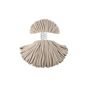 Beige braided cord 9mm 100m