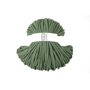 Green braided cord 9mm 100m