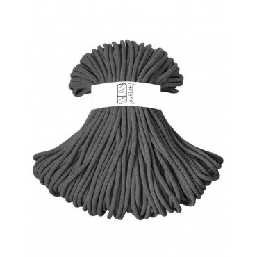 Dark Grey cotton cord 9mm 100m OUTLET