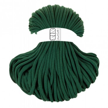 Pearl Green cotton cord 9mm 100m OUTLET