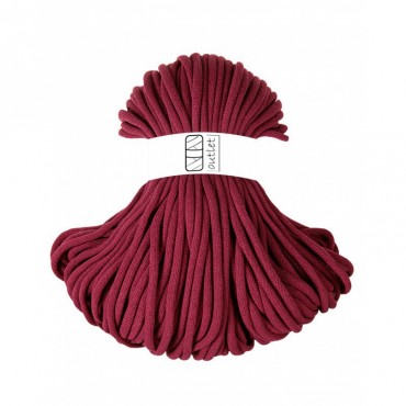Wine Red braided cord 9mm 100m