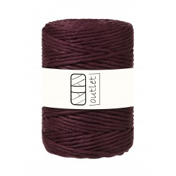 Burgundy twisted cord 5mm 100m