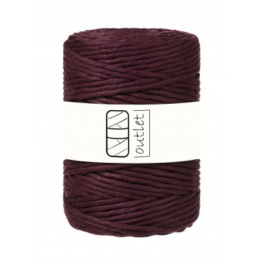 Burgundy twisted cord 5mm...