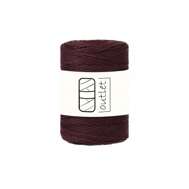 Burgundy 3ply twisted cord...