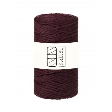 Burgundy 3ply twisted cord...