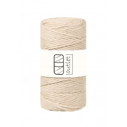 Warm beige twisted cord 3mm...