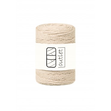 Wheat 3ply twisted cord 1.5mm 100m OUTLET