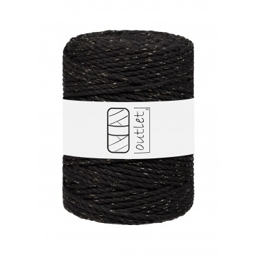 Golden Black 3ply twisted...