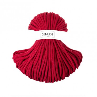 Red cotton cord 9mm 100m OUTLET