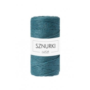 Peacock Blue twisted cord...