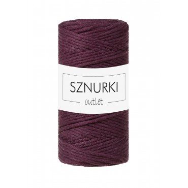Burgundy twisted cord 3mm...