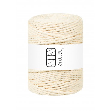 Vanilla 3ply twisted cord...