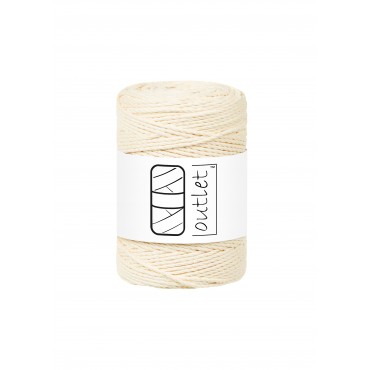 Vanilla 3ply twisted cord 1.5mm 100m OUTLET