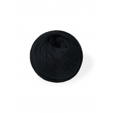 Czarna włóczka bawełniana 100g