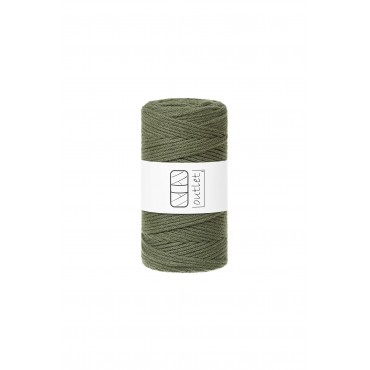 Dark Green corda intrecciata in cotone 3mm 100m OUTLET