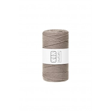 Taupe corda intrecciata in cotone 3mm 100m OUTLET