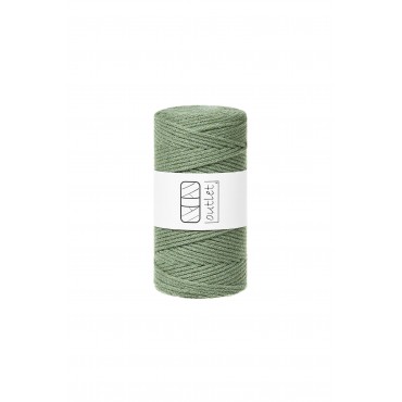 Green braided cord 3mm 100m