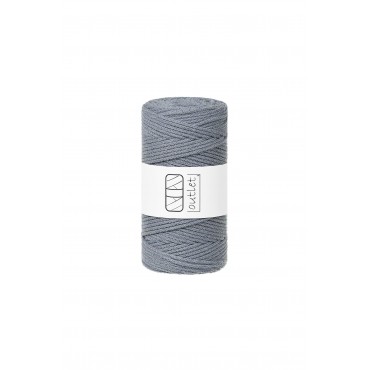 Grey braided cord 3mm 100m