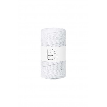 White braided cord 3mm 100m