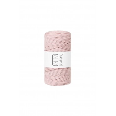 Pastel Pink braided cotton...