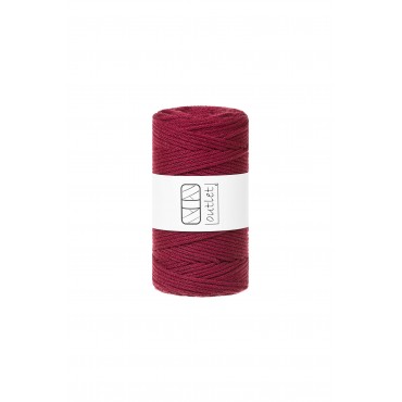 Wine Red braided cord 3mm 100m