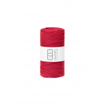 Red cotton cord 3mm 100m