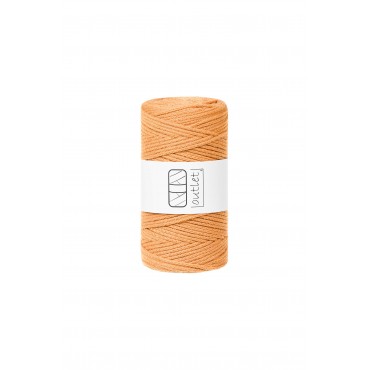 Orange braided cord 3mm 100m
