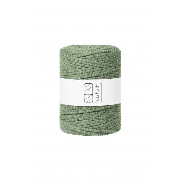 Green braided cord 5mm 100m