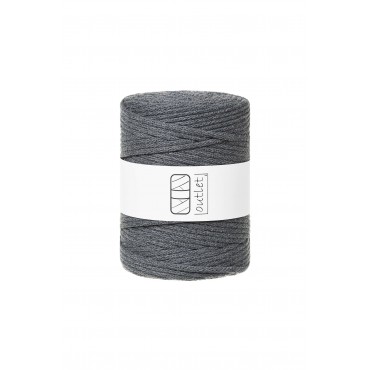 Dark Grey braided cord 5mm...