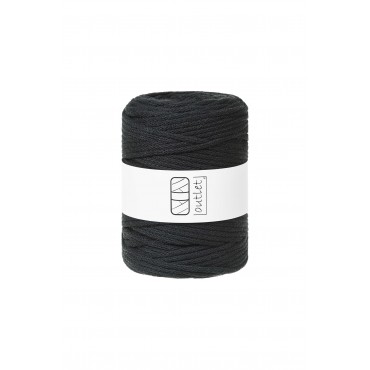 Black corda intrecciata in cotone 5mm 100m OUTLET