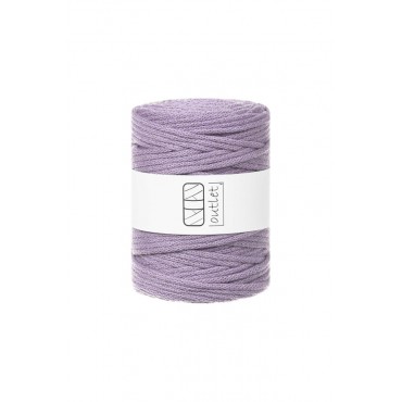 Lavender braided cotton cord 5mm 100m OUTLET